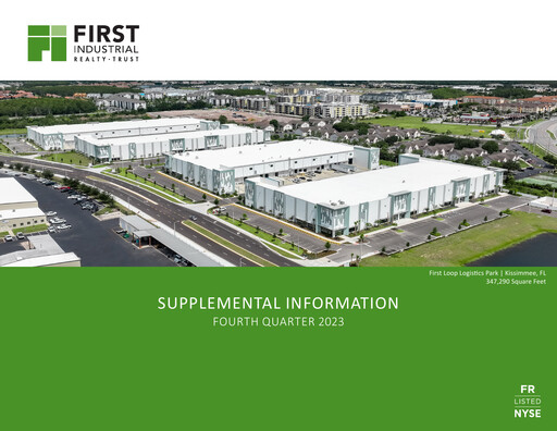 Thumbnail First Industrial Realty Trust Quarterly Report 2023-q4