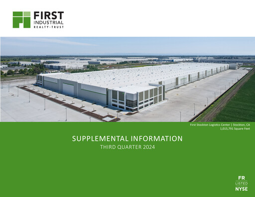 Thumbnail First Industrial Realty Trust Quarterly Report 2024-q3