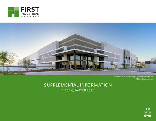 Thumbnail First Industrial Realty Trust Quarterly Report 2025-q1
