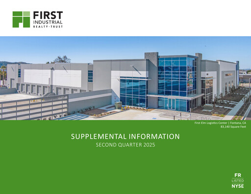 Thumbnail First Industrial Realty Trust Quarterly Report 2025-q2