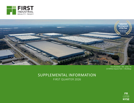 Thumbnail First Industrial Realty Trust Quarterly Report 2026-q1