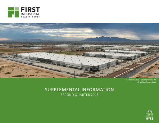 Thumbnail First Industrial Realty Trust Quarterly Report 2026-q2