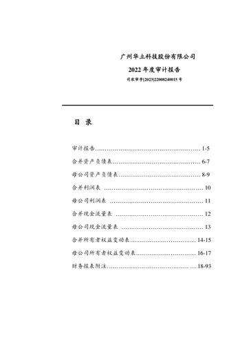 Miniature GuangZhou Wahlap Technology Bilan financier 2022