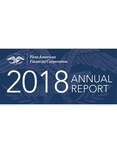 Thumbnail First American Financial Corporation Annual Report 2018