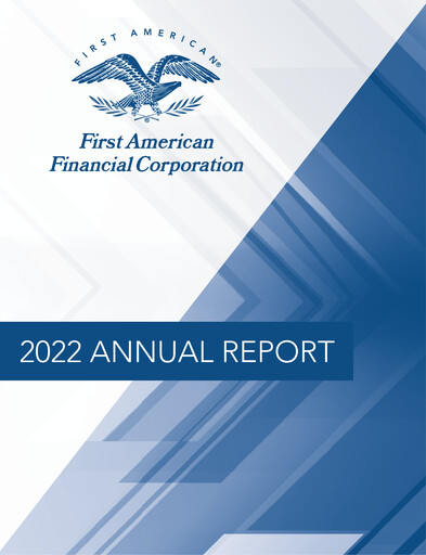 Thumbnail First American Financial Corporation Annual Report 2022