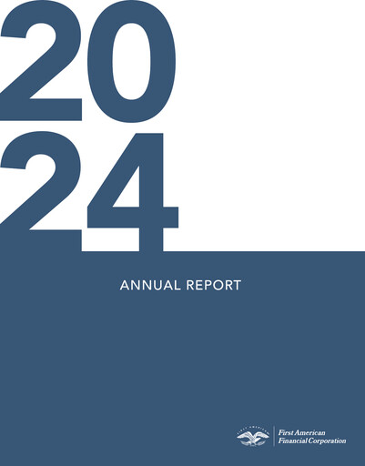 Thumbnail First American Financial Corporation Annual Report 2024