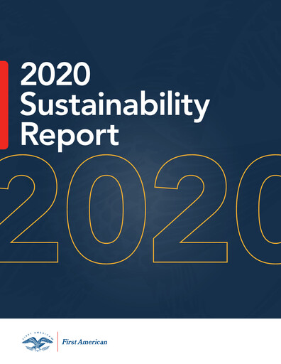 Thumbnail First American Financial Corporation Sustainability Report 2020
