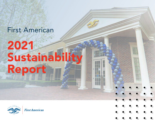 Thumbnail First American Financial Corporation Sustainability Report 2021