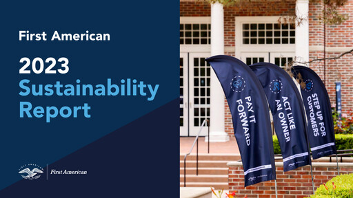 Thumbnail First American Financial Corporation Sustainability Report 2023
