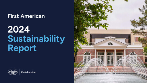 Thumbnail First American Financial Corporation Sustainability Report 2024