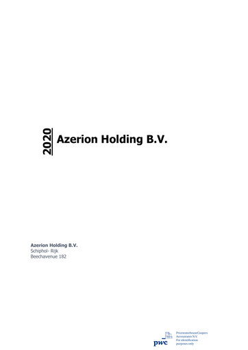 Thumbnail Azerion Group Annual Report 2020