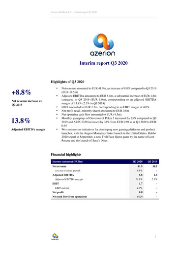 Thumbnail Azerion Group Quarterly Report 2020-q3