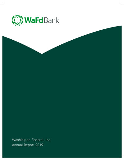 Thumbnail WaFd Bank Annual Report 2019
