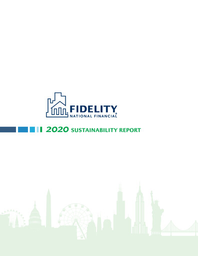 Thumbnail Fidelity National Financial
 Sustainability Report 2020