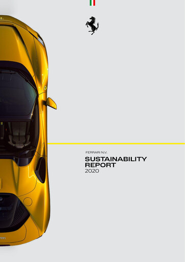 Thumbnail Ferrari Sustainability Report 2020