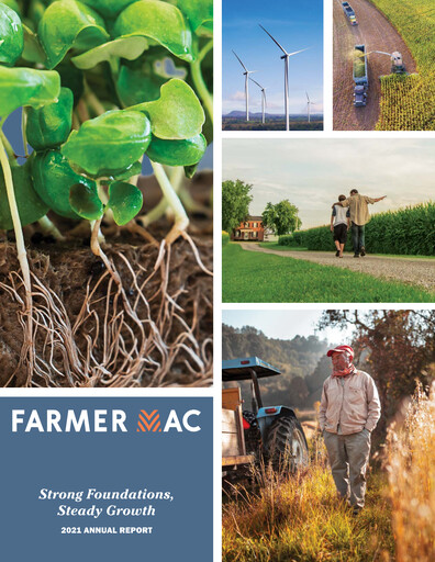 Miniature Federal Agricultural Mortgage Corporation Rapport annuel 2021
