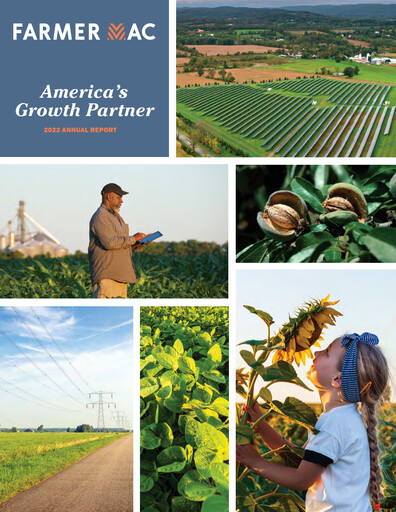 Miniature Federal Agricultural Mortgage Corporation Rapport annuel 2022