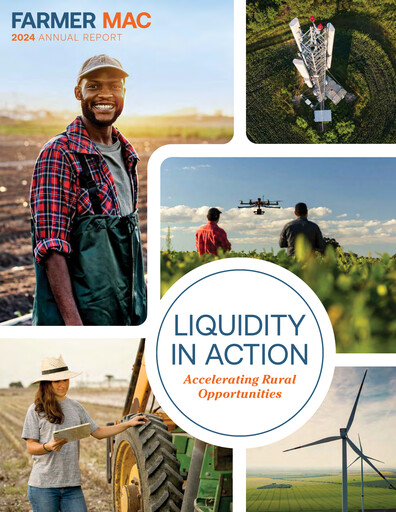 Miniature Federal Agricultural Mortgage Corporation Rapport annuel 2024
