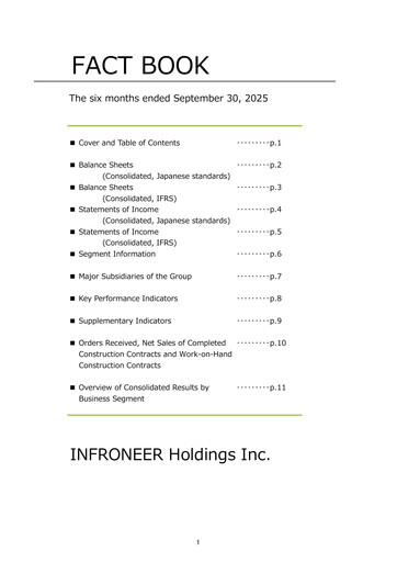 Thumbnail INFRONEER Holdings Half-year Report 2025-h1