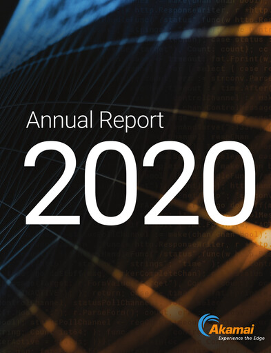 Thumbnail Akamai
 Annual Report 2020