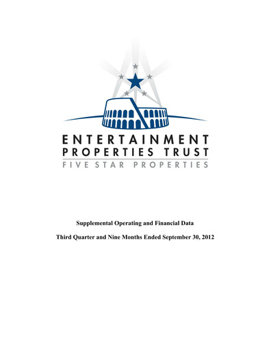 Thumbnail EPR Properties
 Quarterly Report 2012-q3