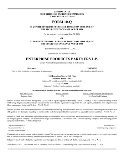 Thumbnail Enterprise Products Quarterly Report 2026-q2