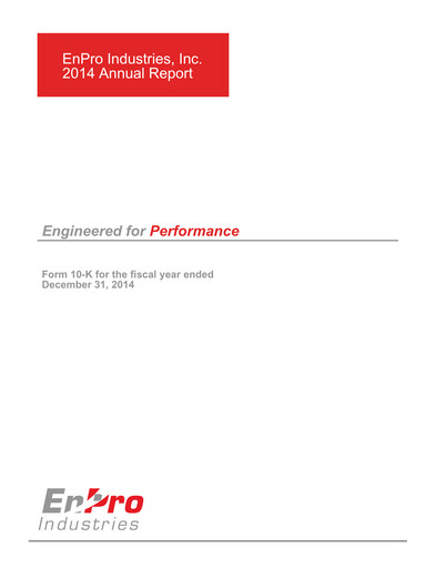Thumbnail EnPro Industries
 Annual Report 2014