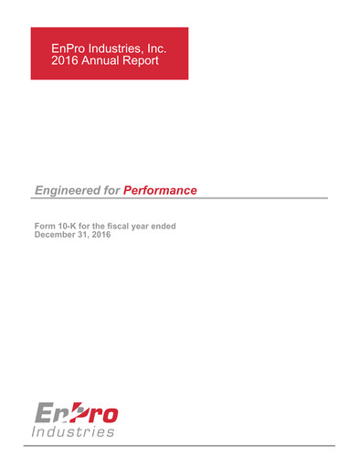 Thumbnail EnPro Industries
 Annual Report 2016
