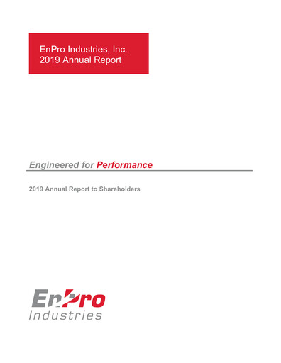 Thumbnail EnPro Industries
 Annual Report 2019