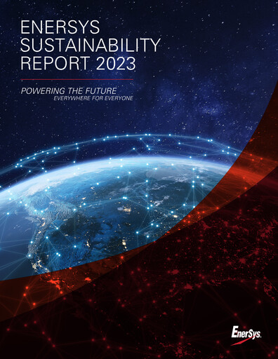 Thumbnail EnerSys Sustainability Report 2023