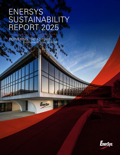 Thumbnail EnerSys Sustainability Report 2024-2025