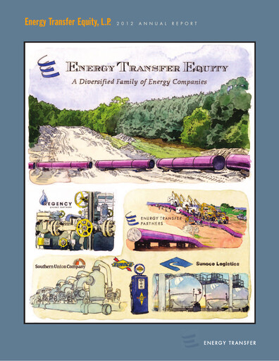 Thumbnail Energy Transfer LP
 Annual Report 2012