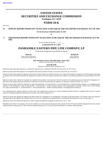 Vorschaubild Energy Transfer LP
 Jahresbericht 2021