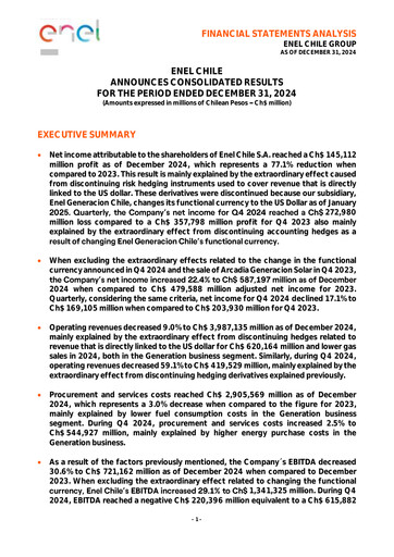 Thumbnail Enel Chile
 Financial Statement 2024