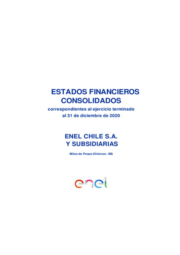 Thumbnail Enel Chile
 Financial Statement 2020