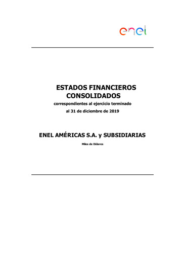 Thumbnail Enel Américas
 Financial Statement 2019