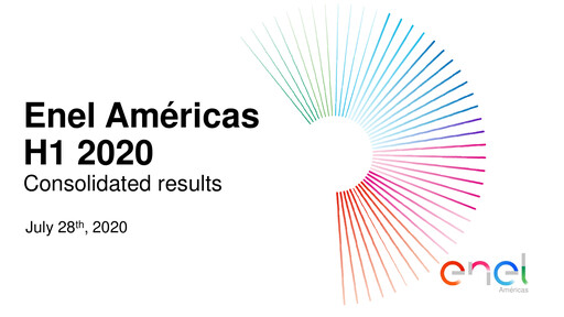 Thumbnail Enel Américas
 Half-year Report 2020