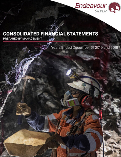 Thumbnail Endeavour Silver Financial Statement 2019