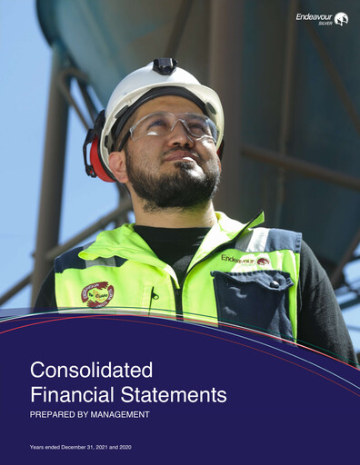 Thumbnail Endeavour Silver Financial Statement 2021