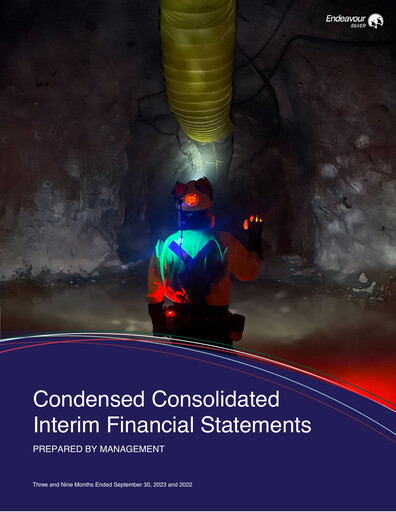 Vorschaubild Endeavour Silver Finanzmitteilung 2023-q3