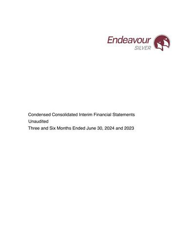 Vorschaubild Endeavour Silver Finanzmitteilung 2024-q2