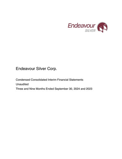 Vorschaubild Endeavour Silver Finanzmitteilung 2024-q3