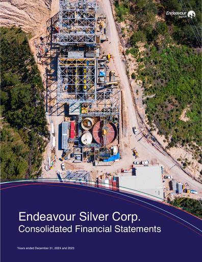 Miniature Endeavour Silver Bilan financier 2024