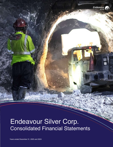 Thumbnail Endeavour Silver Financial Statement 2025