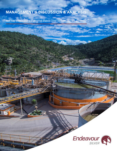 Thumbnail Endeavour Silver Quarterly Report 2021-q2