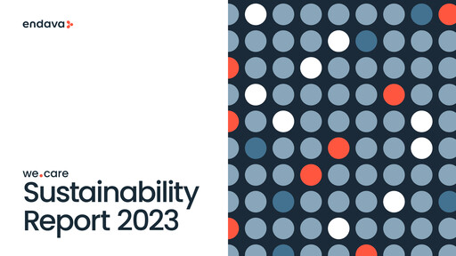 Thumbnail Endava Sustainability Report 2023