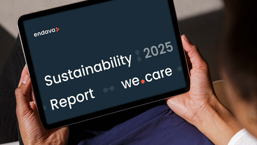 Thumbnail Endava Sustainability Report 2025