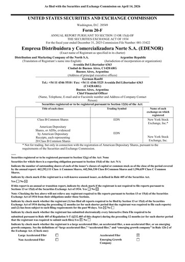 Thumbnail edenor Annual Report 2025
