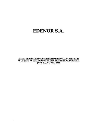 Thumbnail edenor Financial Statement 2013-h1