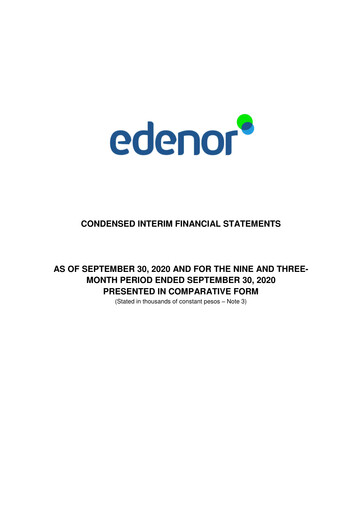 Thumbnail edenor Financial Statement 2020-9m